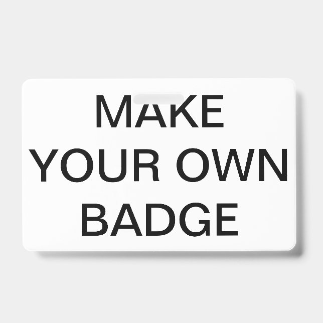Custom Personalised OFFICE EVENT EXHIBITION BADGE ID Badge (Front)