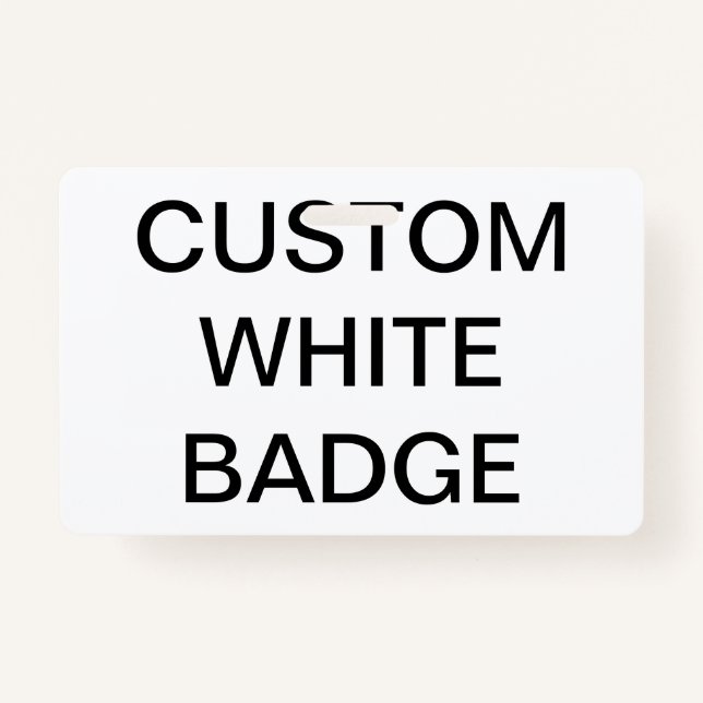 Custom Personalised OFFICE EVENT EXHIBITION BADGE ID Badge (Front)