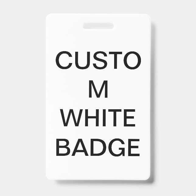 Custom Personalised OFFICE EVENT IDENTITY BADGE ID Badge (Front)