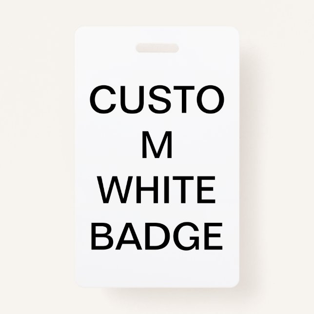 Custom Personalised OFFICE EVENT IDENTITY BADGE ID Badge (Front)