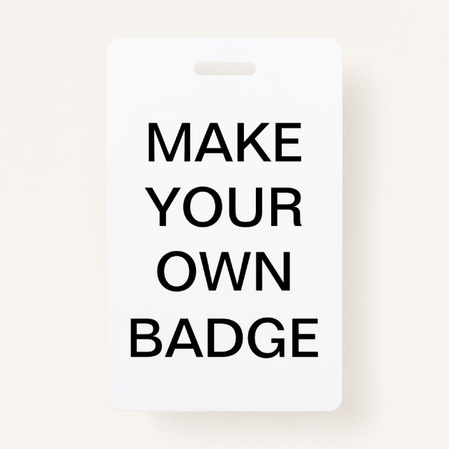 Custom Personalised OFFICE EVENT IDENTITY BADGE ID Badge (Front)