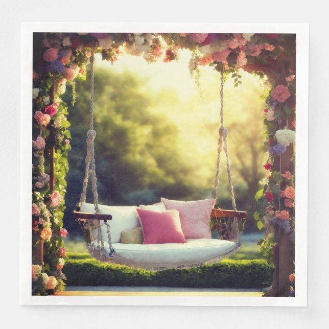 Custom Personalised Paper Napkins in the USA (Front)