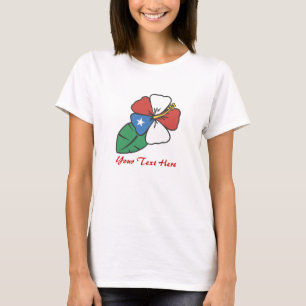 Custom Personalised Patriotic Hibiscus Tees