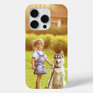 Custom Personalised Pet Photo iPhone 15 Pro Case