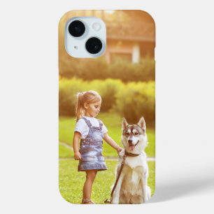 Custom Personalised Pet Photo iPhone 15 Case