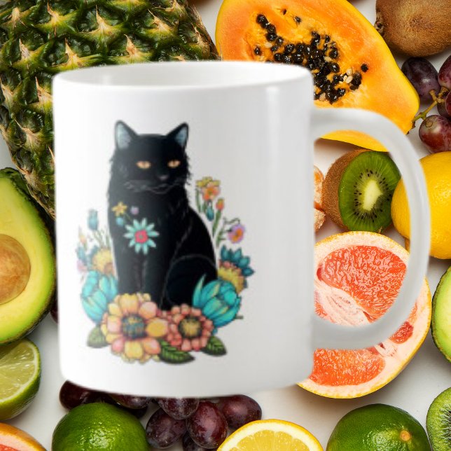 Custom Personalised Pet Photo for Cat Lover Gift Coffee Mug (Creator Uploaded)