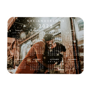 Custom Personalised Photo 2023 Calendar Magnet