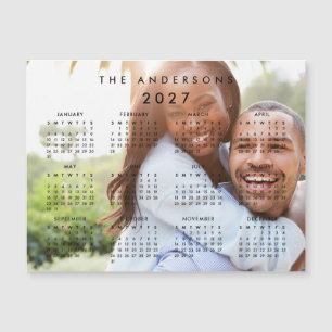 Custom Personalised Photo 2027 Calendar
