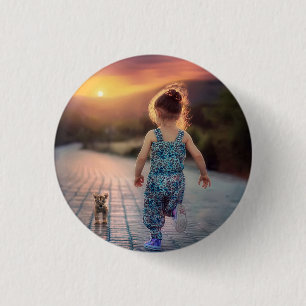 Custom Personalised Photo 3 Cm Round Badge