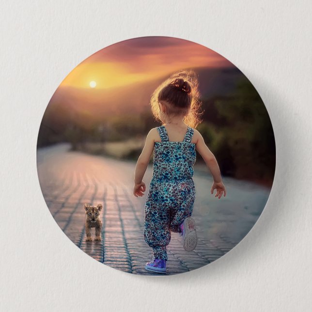 Custom Personalised Photo  7.5 Cm Round Badge (Front)