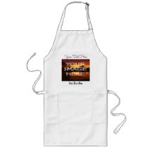 Custom Personalised Photo Apron With Text