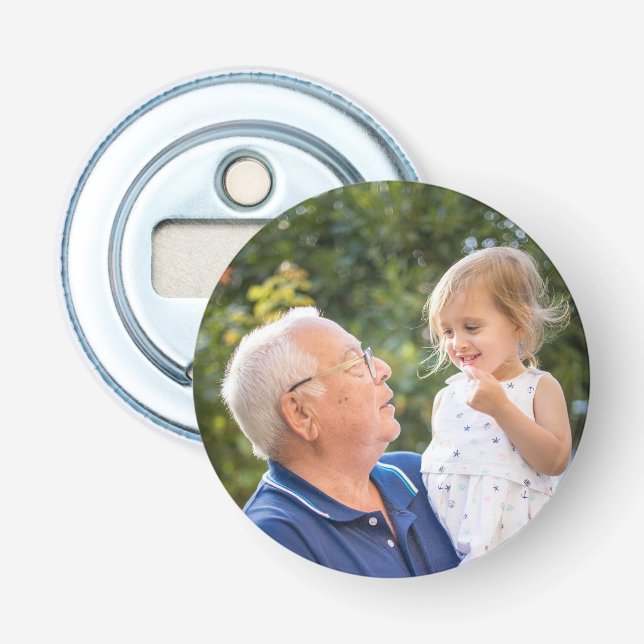 Custom Personalised Photo  Bottle Opener (Front)