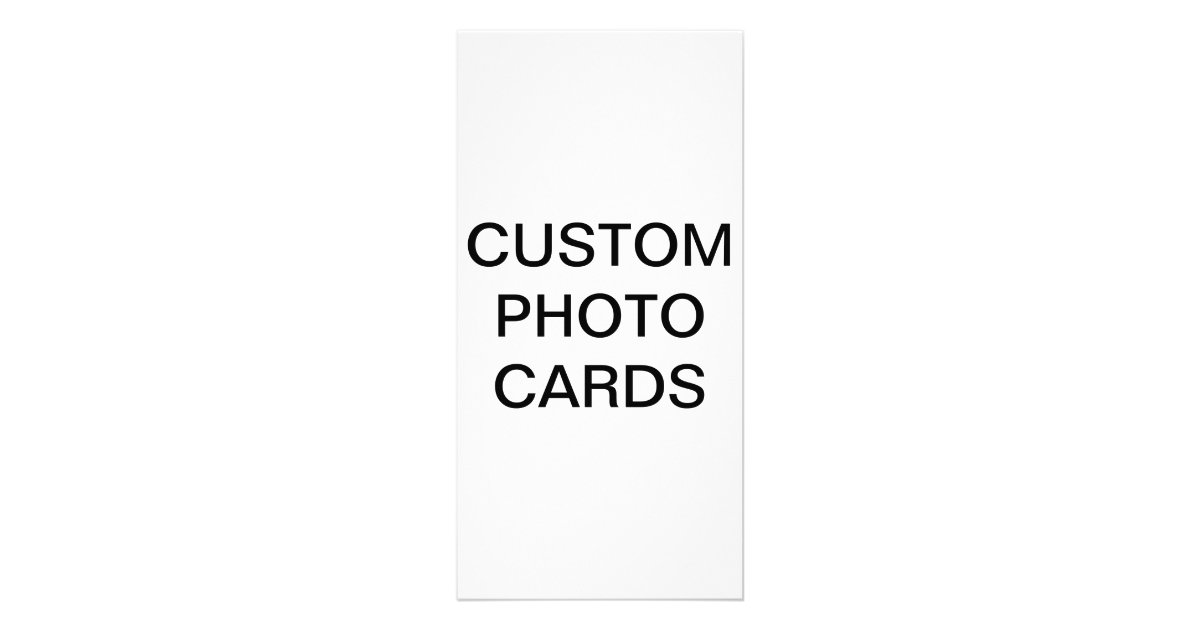 Custom Personalised Photo Card Blank Template | Zazzle.com.au