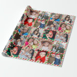 Custom Personalised Photo Collage Christmas Wrapping Paper<br><div class="desc">Custom Personalised Photo Collage Christmas Wrapping Paper.</div>