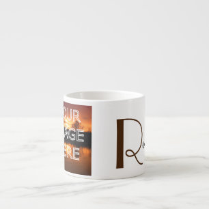 Custom Personalised Photo Espresso Cup