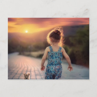 Custom Personalised Photo Holiday Postcard