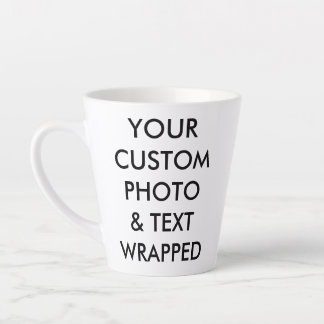 Custom Personalised PHOTO LATTE MUG SMALL 12oz