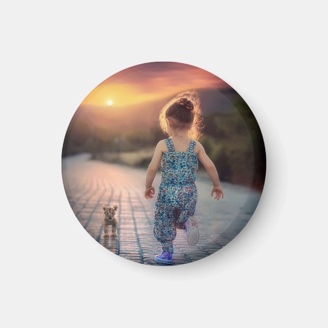 Custom Personalised Photo  Magnet (Front)