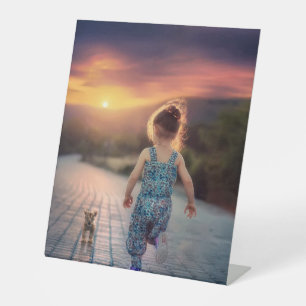 Custom Personalised Photo Pedestal Sign