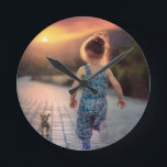 Custom Personalised Photo  Round Clock<br><div class="desc">Custom Personalised Photo Round Clock</div>