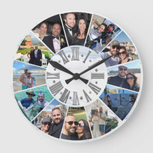Custom Personalised Photo Wall Clock