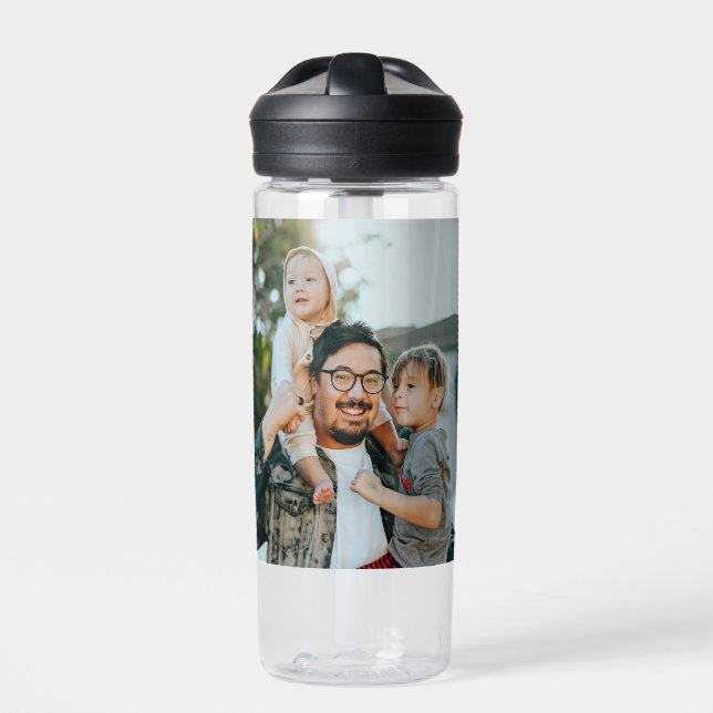 Custom Personalised Photo Water Bottle (Front)