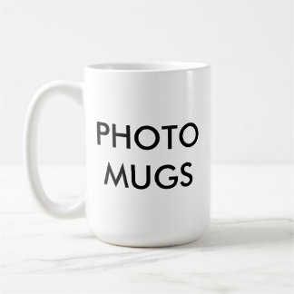 Custom Personalised Photo White Mug Blank