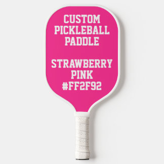 Custom personalised PICKLEBALL PADDLE - PINK