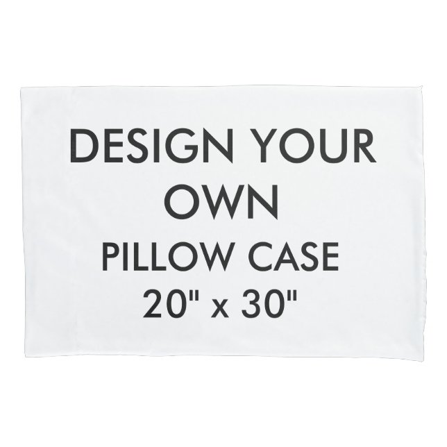 Custom Personalised Pillow Case 20" x 30" (Front)