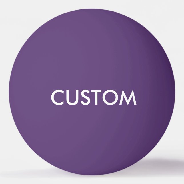 Custom Personalised Ping Pong Ball Blank Template (Front)