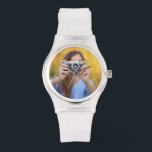 Custom Personalised Pink Stylish Women's Silicon Watch<br><div class="desc">Stylish Women's Silicon Watch: Custom Personalisation in Pink for self or the girl you love. Elevate your wrist game with our "Stylish Women's Silicon Watch." This customisable and personalised timepiece is designed for those who value both fashion and function. Crafted with precision, it's not just a watch; it's a statement...</div>