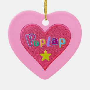 Custom / Personalised POPLAP Afrikaans girl Ceramic Ornament