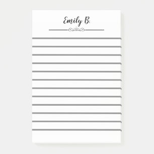 Custom Personalised Post It Notes With Lines