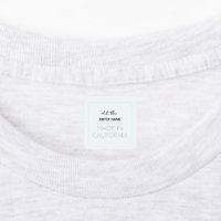 custom personalised quilt label