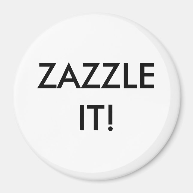 Custom Personalised Refrigerator Magnet Blank (Front)