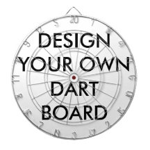 Custom Personalised Regulation Dartboard & 6 Darts