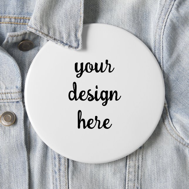 Custom Personalised Round 6 Cm Round Badge (In Situ)
