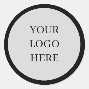 Custom Personalised Round Business Logo Stickers