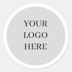 Custom Personalised Round Business Logo Stickers