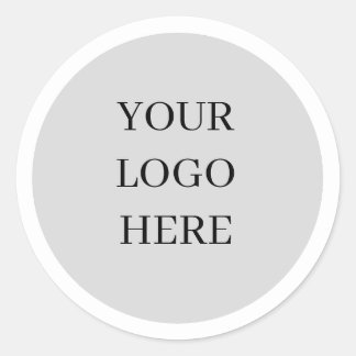 Custom Personalised Round Business Logo Stickers