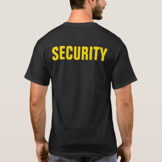 Custom Personalised Security T-Shirt