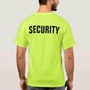 Custom Personalised Security T-Shirt