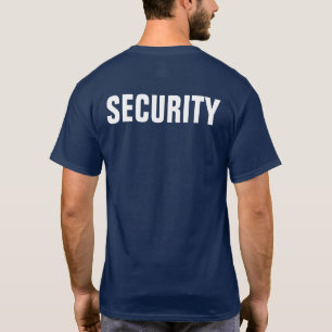 Custom Personalised Security T-Shirt