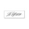 Custom Personalised Self Inking Signature Stamp