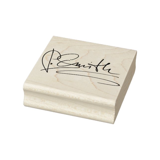 Custom Personalised Signature Medium Rubber Stamp (Stamp)
