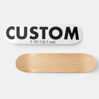 Custom Personalised Skateboard Deck 7.75" (19.7cm)