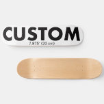 Custom Personalised Skateboard Deck 7.875" (20cm)<br><div class="desc">Make,  design,  create your own custom Skateboard Deck - 7 7/8" (20 cm). Add wheels and trucks option. Personalised skateboard made of 7-ply premium USA Maple,  gift for a skateboarder and for birthday,  Christmas gifts,  wedding favours,  and promotional sports business,  school,  and college recreation.</div>