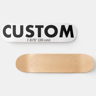 Custom Personalised Skateboard Deck 7.875" (20cm)