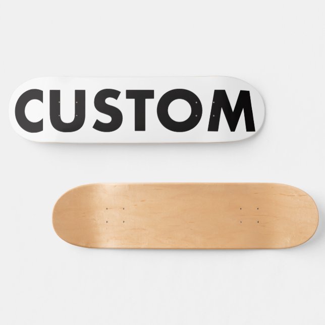 Custom Personalised Skateboard Deck 8.125" 20.64cm (Horz)