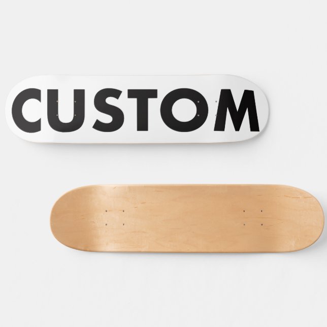 Custom Personalised Skateboard Deck 8.5" (21.6cm) (Horz)